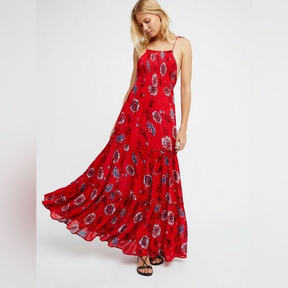 Free People Intimately Garden Party Maxi Dress Size L - Picture 1 of 14